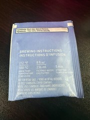 Teavana Modern Earl Grey Black Tea Bergamot Lavender 60 Tea bags Bulk Mylar Bag