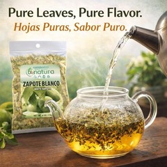 Zapote Blanco Herbal Tea 4 oz- 100% Natural White Sapote Leaves from Mexico