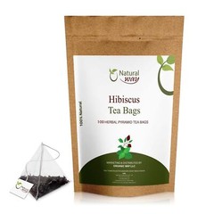 Hibiscus Tea Bags | Pyramid Herbal Tea Bags, 9 Oz (Pack of 100)