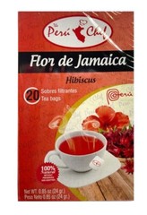 Peru Hibiscus Tea/Sorrel Te Flor de Jamaica Natural Antioxidant (40Tea Bags)