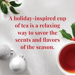 Comfort and Joy Tea, Holiday Spice Blend, 50 Tea Bags, Naturally Caffeinated
