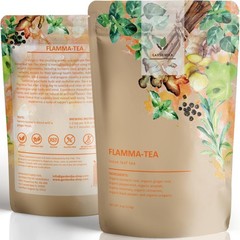 Organic Flamma-tea Loose Leaf Tea | Premium Turmeric Ginger Blend with Cinnam…