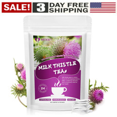 Organic Milk Thistle Seed Tea Bags – 24 Count Liver Cleanse & Detox Support