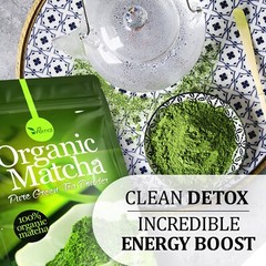10 PACK Organic Matcha Green Tea Powder (4 Oz) – 100% Pure Easy to Mix