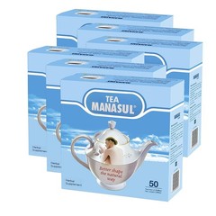 Manasul Herbal Tea 300 Count Organic Senna Peppermint Lemon Balm & More