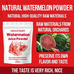 Natural Watermelon Juice Powder Vitamin C Allergen-Free Rich in Electrolytes