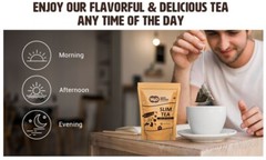 Detox Herbal Slim Tea, One Tea with 18 Herbs, Cleanse & Digest, 2 Packs