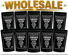 10 BAGS-SUPER ADVANCED NATURAL LYMPHATIC SYSTEM DETOX FLUSH LOOSE LEAF TEA