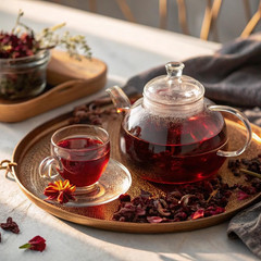 Magjo Naturals, Hibiscus Flowers 1LB (16 Oz) Hibiscus Tea Cut & Sifted Flowers,