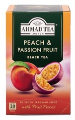 Naturally Caffeinated Peach & Passion Fruit Tea Bags – 20s Box