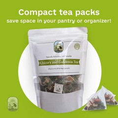 Chicory and gardenia herbal tea