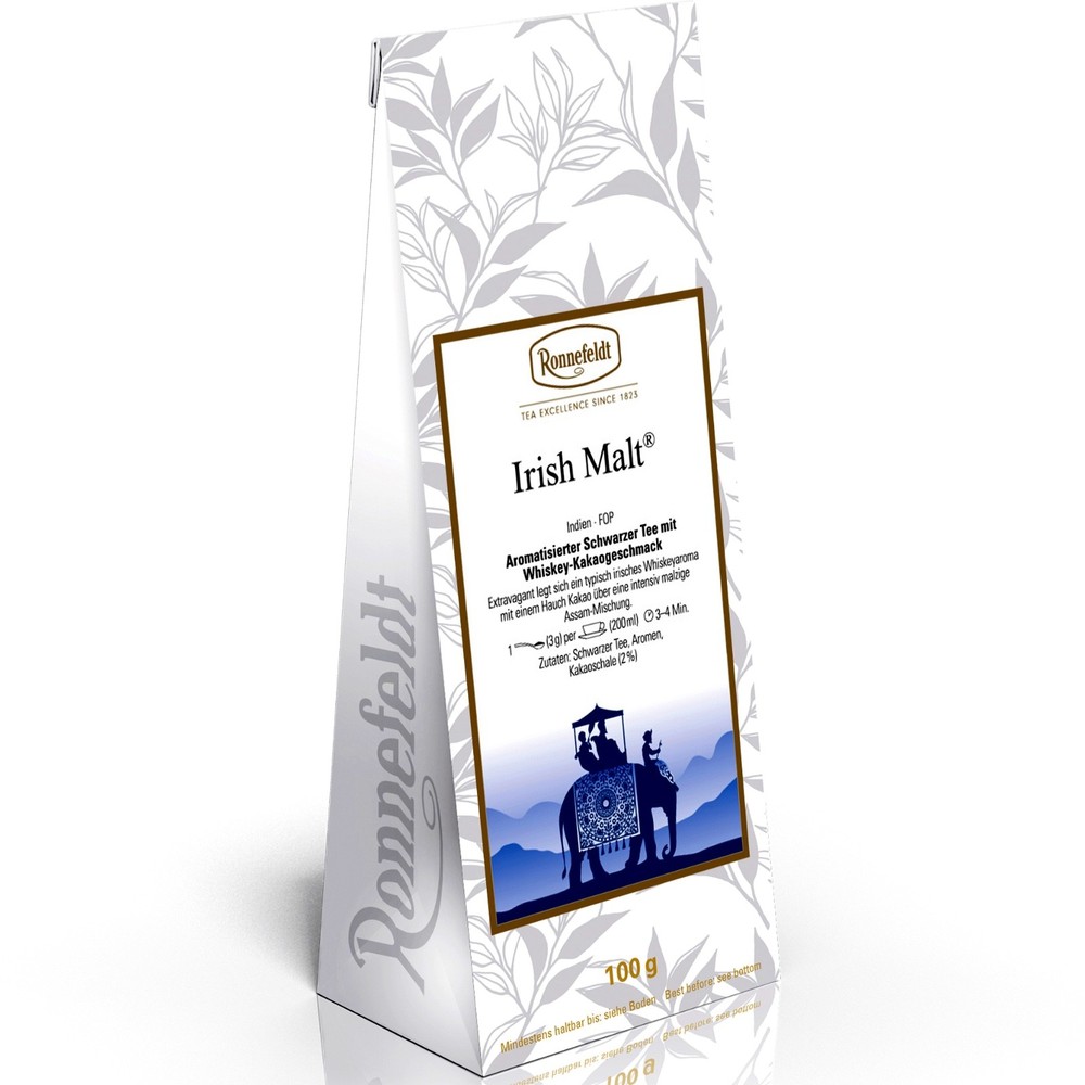 Ronnefeldt Irish Malt Black Tea Loose Leaf 100g (3.5 oz) German Tea