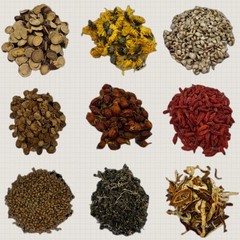 Dandelion Wolfberry Goji Botanical Herbal Tea Caffeine-Free 12 bags 120G Vitals