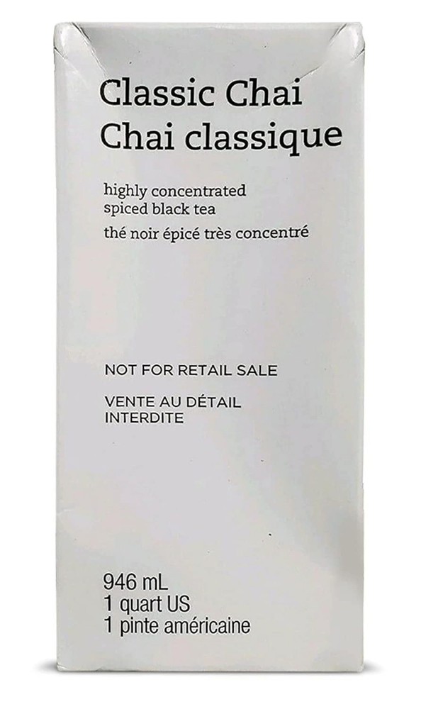 Classic Chai Tea Concentrate – Best Before July 15 2026
