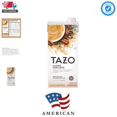 TAZO Classic Chai Latte, Black Tea Concentrate, Easy-to-Serve Caffeinated Cha…