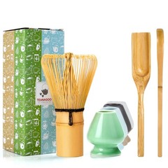 TEANAGOO MA-01 Japanese Matcha Ceremony Accessory, Matcha Whisk (Chasen), Tra…