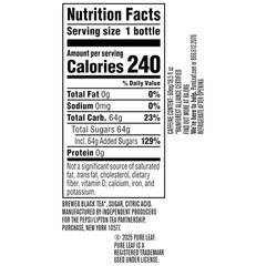 Iced Tea, Extra Sweet, Real Brewed Tea, 18.5 Fl Oz Bottles (Pack of 12)