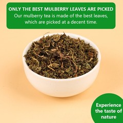 Mulberry Leaf TEA Organic Herbal Natural NON GMO- 120 Tea Bags