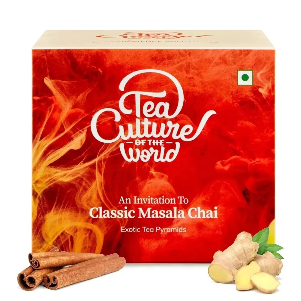 Tea Culture of The World Classic Masala Chai , 16 Count , Free Shipping