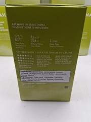 6x Teavana Jasmine Citrus Green Tea 24ct. Filterbags Best Before:11/26/25