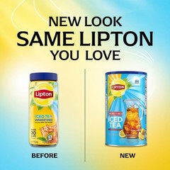 Lipton Unsweetened Iced Tea, Mix, 2.6 Oz
