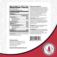 Authentic American Ginseng Tea Bags – 40 Count