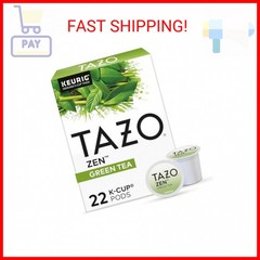 TAZO Zen Green Tea K-Cups, Green Tea Zen for Health and Wellness, 22 Pods