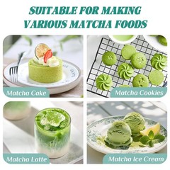 Matcha Whisk Set: Matcha Set with Bamboo Matcha Whisk and Ceramic Holder,Bamb…