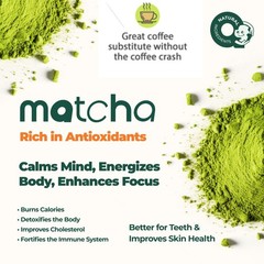 Matcha Powder, Japanese USDA and JAS Organic Matcha Green Tea Powder, Culinar…