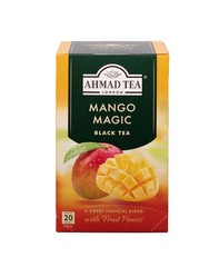 Ahmad Tea Mango Magic Black Tea 20 Count Naturally Caffeinated Flavorful Brew