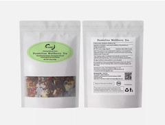 Dandelion Wolfberry Tea, Kidneys & Liver Herbal, Detox Cleanse Detox Herbal Tea