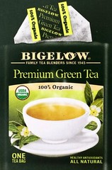 Bigelow Premium Chinese Green Tea 100% USDA Organic, Individually Wrapped