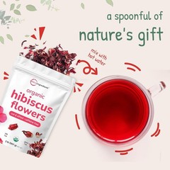 Cut & Sifted Organic Hibiscus Flowers, 2 lbs | Perfect for Flavorful Brewed Tea