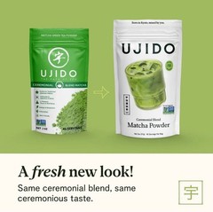 2 Pack Ujido Zen Japanese Matcha Green Tea Powder Ceremonial Blend 2oz. X2. 2028