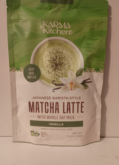 Karma Kitchen Japanese Barista-Style Vanilla Matcha Latte w/ Whole Oat Milk