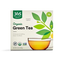 70 Count Organic Green Tea | Uplifting Flavor, Kosher & USDA Certified