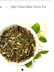 🍊 NEW TEAVANA 2OZ JADE CITRUS MINT SEALED GRAY BAG 🍊🍃 LOOSE LEAF TEA 💚☕