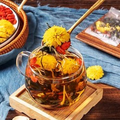 Dandelion Wolfberry Tea Bags, Natural Kidneys & Liver Health Tea with Dandelion