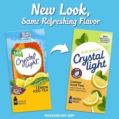 Crystal Light Sugar-Free Lemon Iced Tea On-The-Go Powdered Drink Mix 120 Count