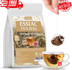 Essiac Tea Bags 50 Count Wellness Blend Natural Ingredients Caffeine Free