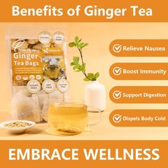 Nutural Herbal Tea – Ginger Tea – 120 Tea Bags – gluten Free