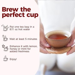 Premium 80 Hibiscus Flowers Tea Bags, 100% Natural, Handmade & Pure from Hibi