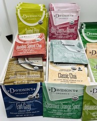 Davidson’s Organics Unwrapped Tea Bags 60 Count Variety LOT Classic Chai Honey