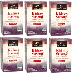 Bravo Tea Kidney Strong Herbal Tea 20 pckts (Pack of 6)