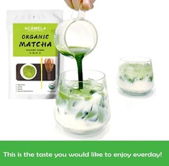 Organic Matcha Green Tea Powder – 100% Pure Matcha for Latte & Baking
