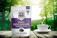 Fermentaholics USDA Organic Dried Elderberries, 1 lb All Natural non-GMO