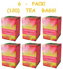 BUNDLE! (120) Taylors of Harrogate Sweet Rhubarb Infusion Herbal Tea Bags