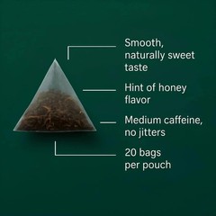 PiPi Tea Organic Oolong Bags – Whole Leaf, 20 (4g Each) 20