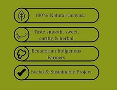 Pacha Guayusa Tea 2LB Organic Loose Leaf 66mg Caffeine Energy Blend