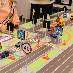 Model Traffic Cones Traffic Road Cones Construction Toys Model Traffic Signs